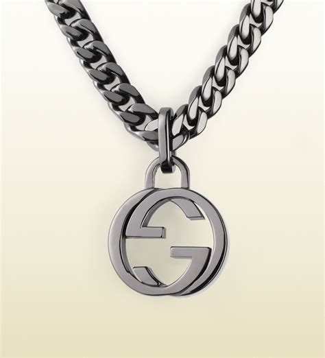 gucci interlock necklace|gucci interlocking g silver pendant.